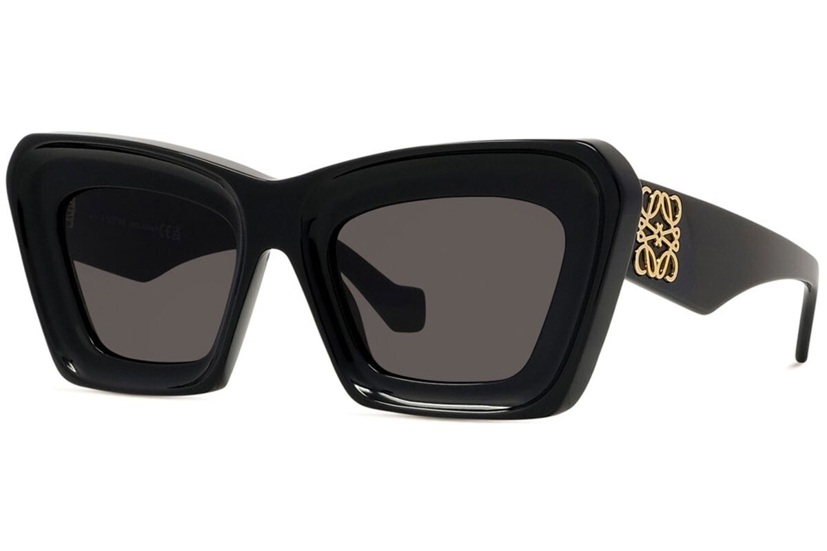 Loewe Anagram Black Cat Eye Sunglasses - ONE SIZE (52)