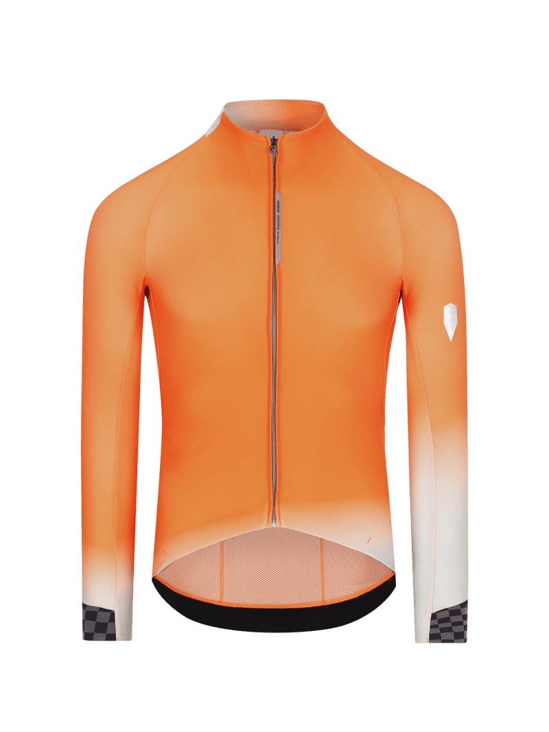 Cyklistický dres Q36.5 Gregarius Hybrid Collar Fade long  sleeve jersey