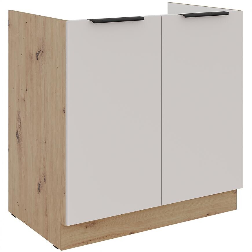 Kuchynská skrinka Solea cashmere/artisan 80ZL 2F BB