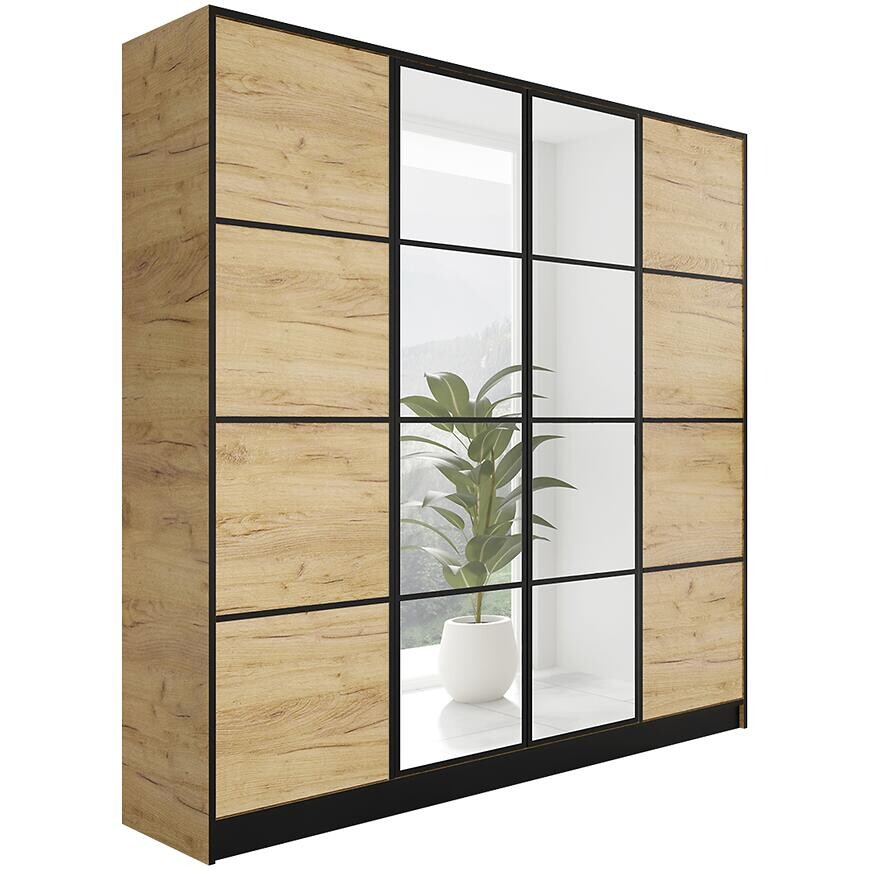 Skriňa Eden 4d 207 Dub Craft Zlatý 2