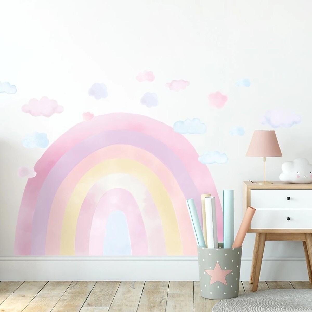 PASTELOWE LOVE® wall rainbow pink 38078-0,