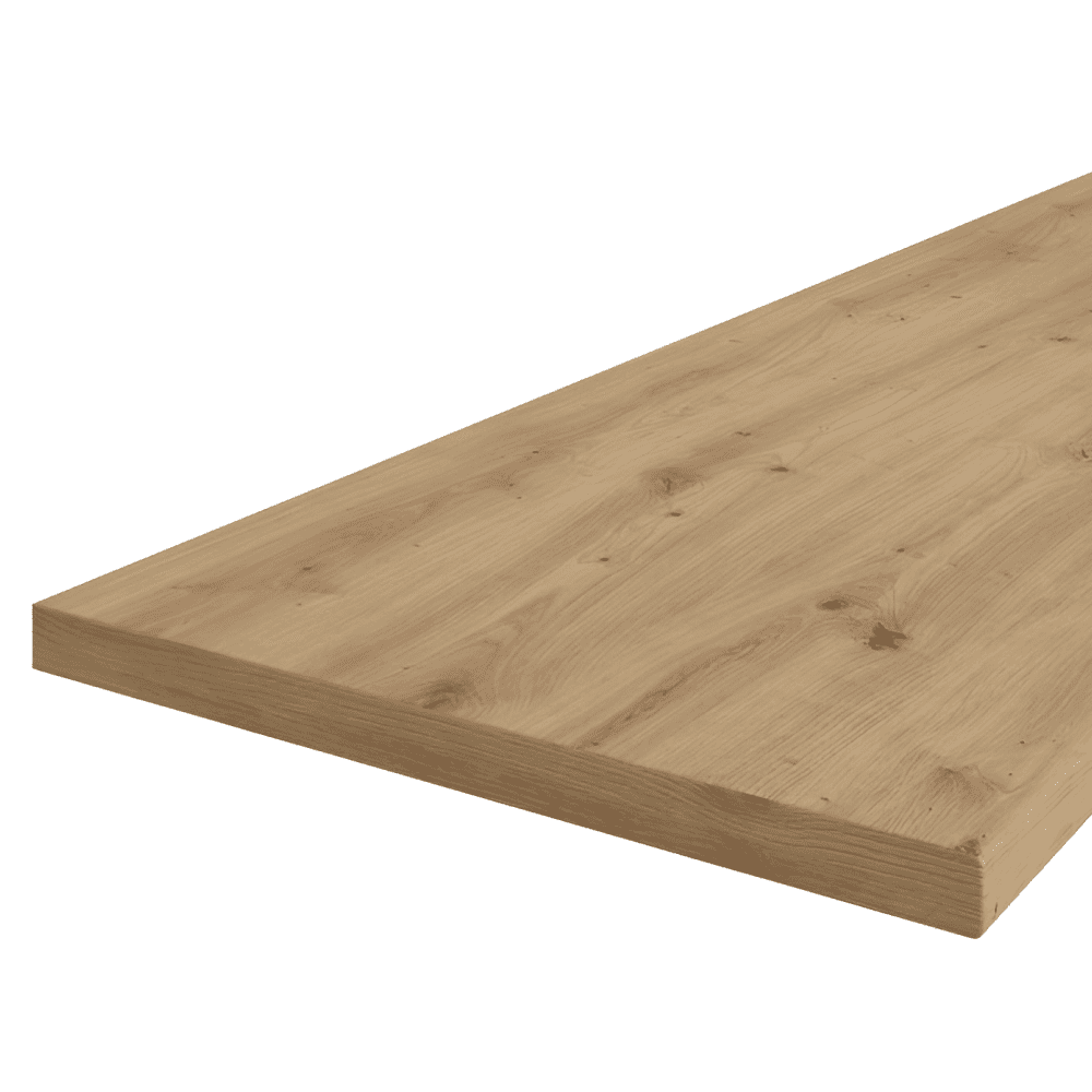 Pracovná doska, hrúbka 3,8 cm, dub artisan