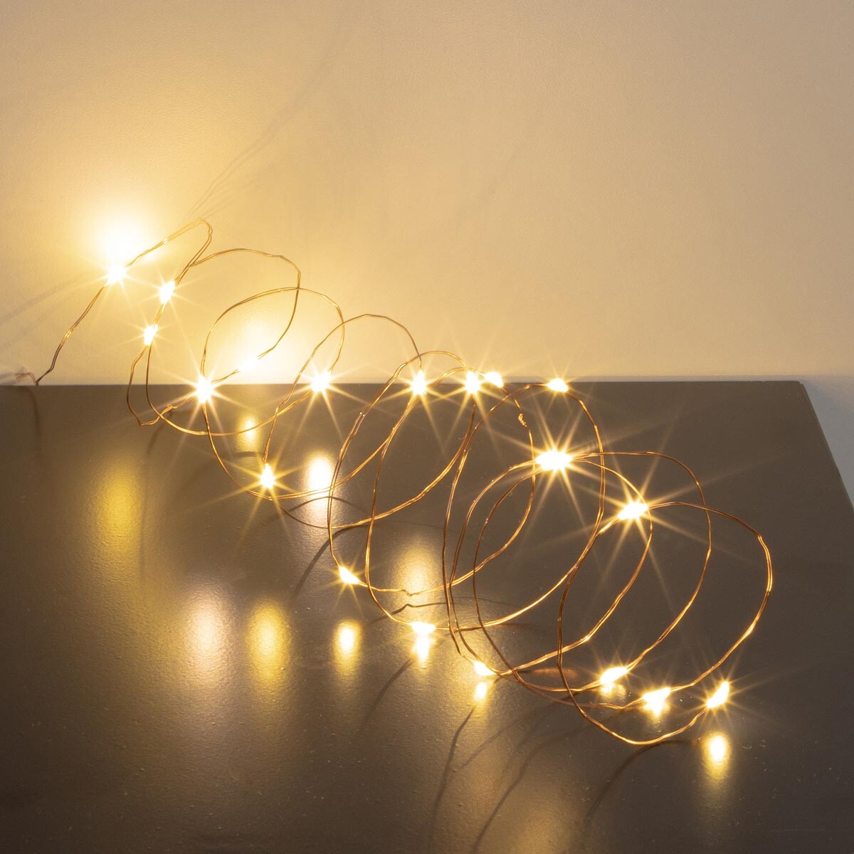 Drôtená svetelná reťaz sada 3 kusov