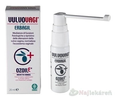 VULVOVAGI sprej na vaginálne zápaly, infekcie, 1x20 ml