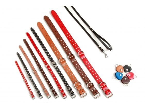 HP product for Happy Pets HP obojok KING zdob.12x30cm cervená