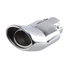 Koncovka výfuku - zalomená (162x108mm)