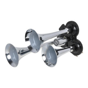 Fanfára bez kompresora - 12/24V elektromagnetický ventil / 3-trubková (374mm)