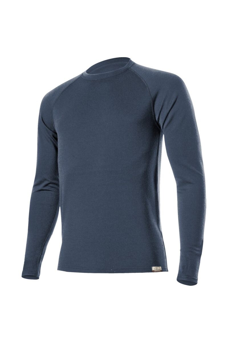 Lasting WITY 5656 modrá vlnená Merino mikina Veľkosť: L 8595067875606