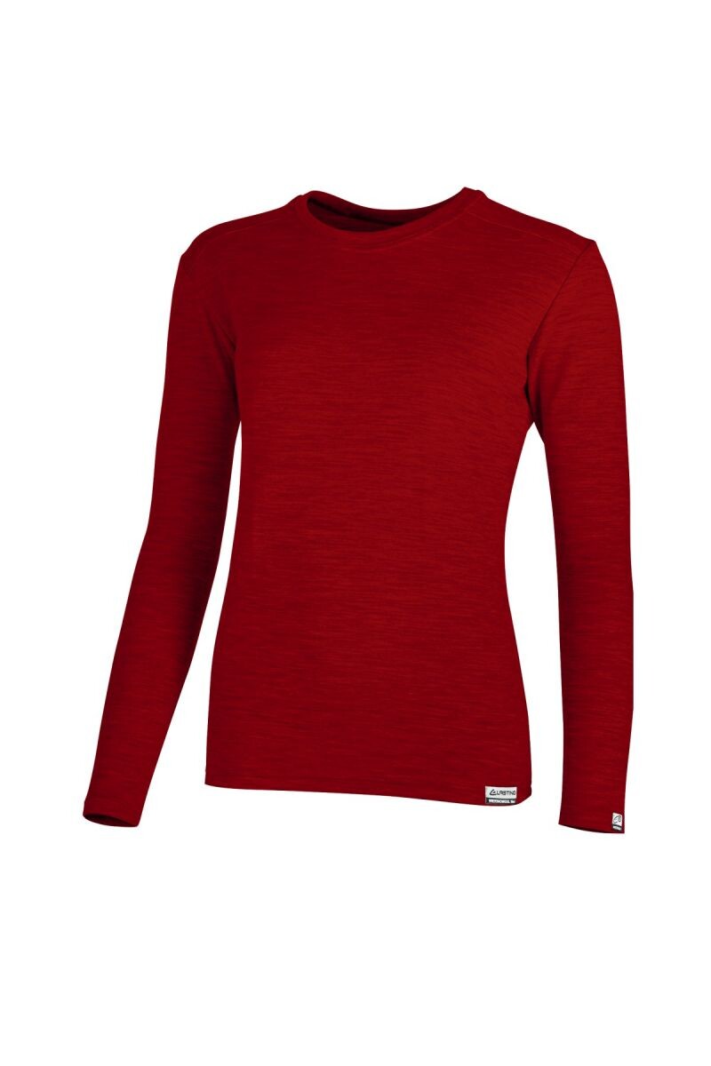 Lasting dámska merino mikina LOTA 3160 červená Veľkosť: L 8596445052428