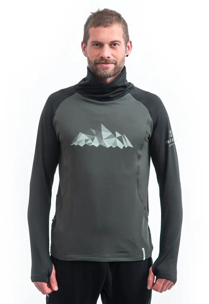 SENSOR COOLMAX THERMO MOUNTAINS pánska mikina olive/čierna Veľkosť: S