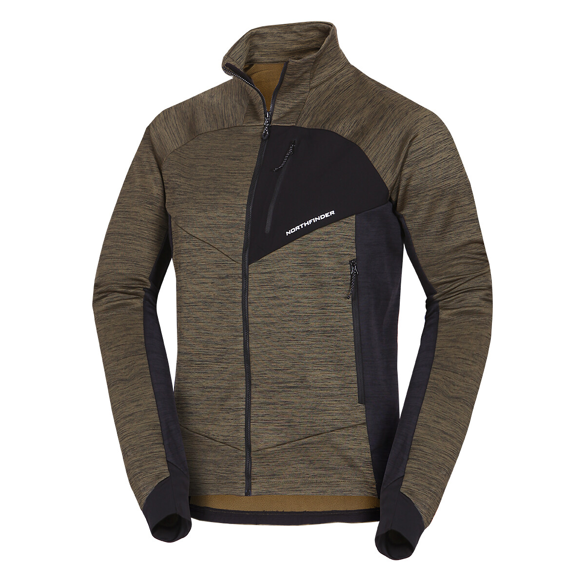 Northfinder JULISTE blackdarkgreen pánska mikina MI-3881OR-550 Veľkosť: M 8584153627090