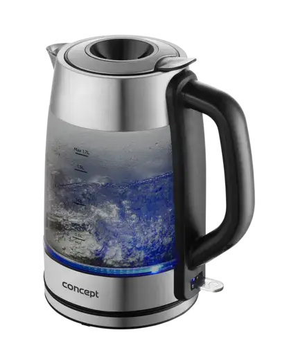 CONCEPT Rýchlovarná kanvica sklenená 1,7 l  RK4095