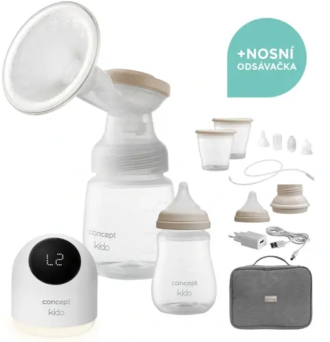 CONCEPT Odsávačka mlieka 2 v 1 elektrická KIDO set OM4000