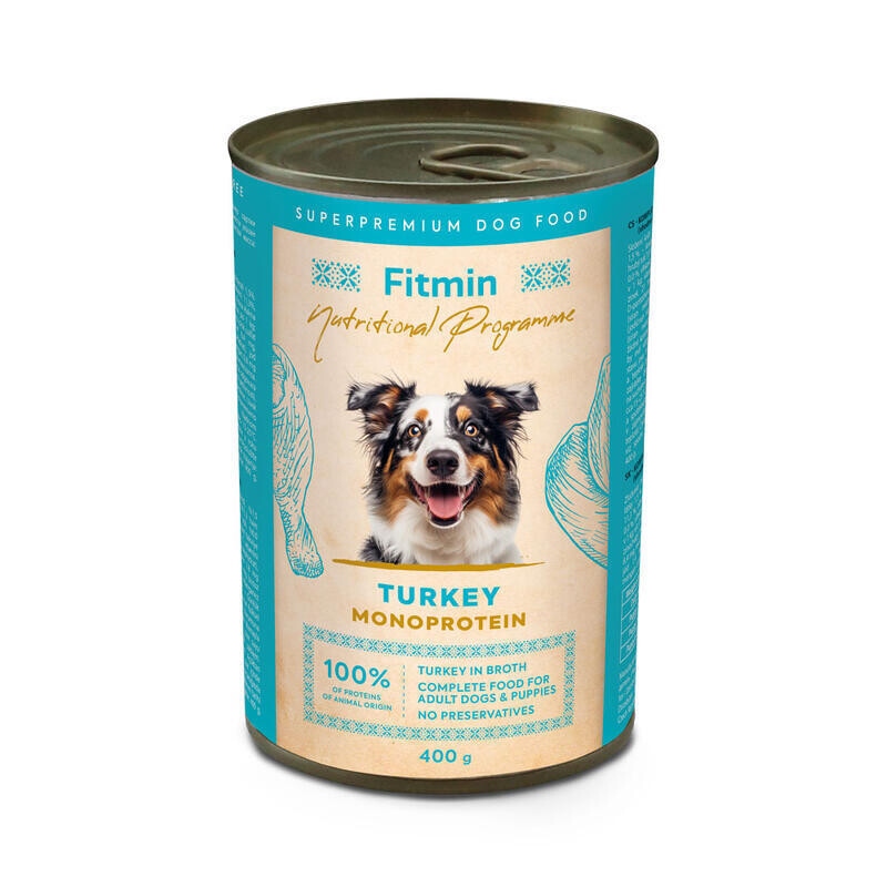 Fitmin dog NP tin turkey 400 g