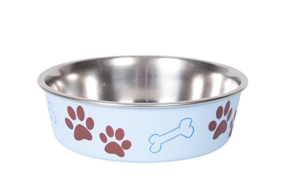 Miska nerezová s plastovým opláštěním modrá 21cm 1,5l