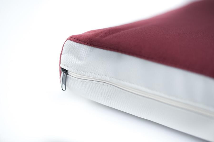 Matrace Aminela - 100x70x10cm Half and Half červená/světle šedá