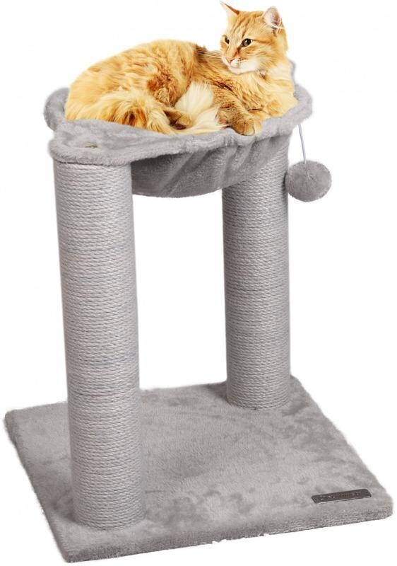 Flamingo Škrabadlo strom Christian šedé 40x40x48cm