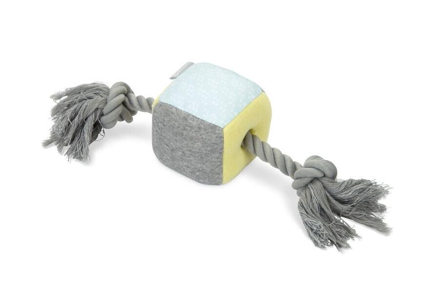 Beeztees Hračka krychle s lanem pro štěňata 35cm