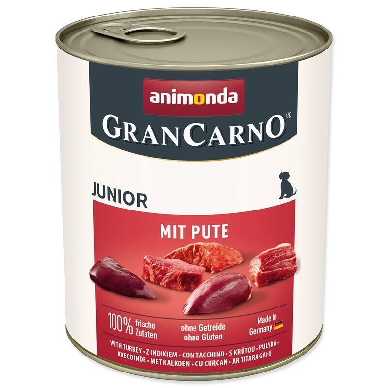 Konzerva Animonda Gran Carno Junior s krůtím