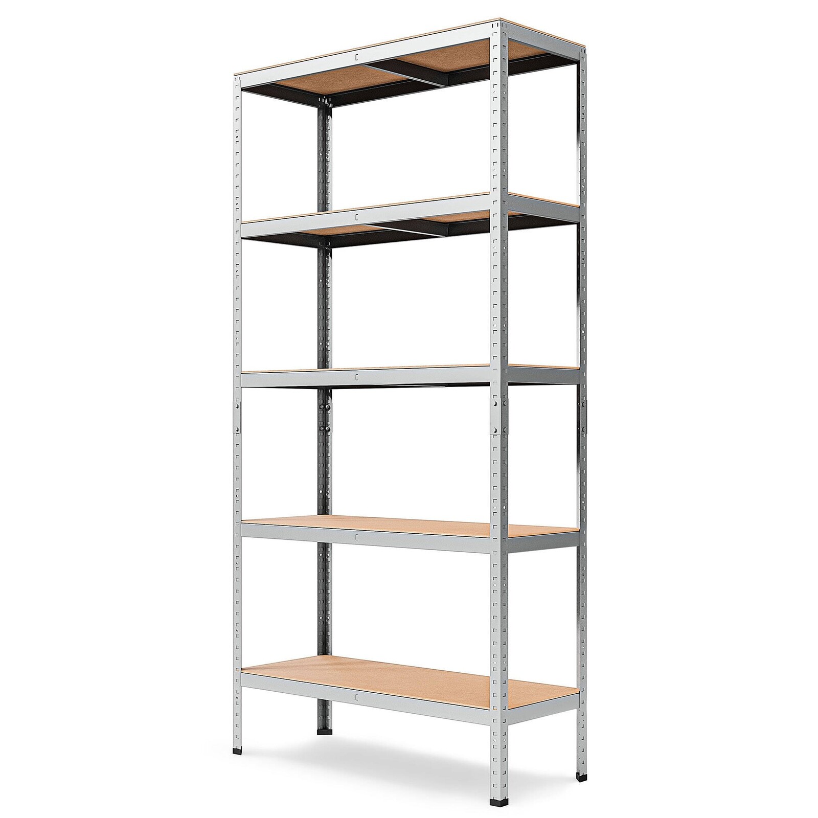 Marbo Kovový Regál Série Standard 200x90x50- Pozinkovaný Rozmer regálu: 200x90x50, Počet Políc: 5, Celková nosnosť regálu: 1000 KG