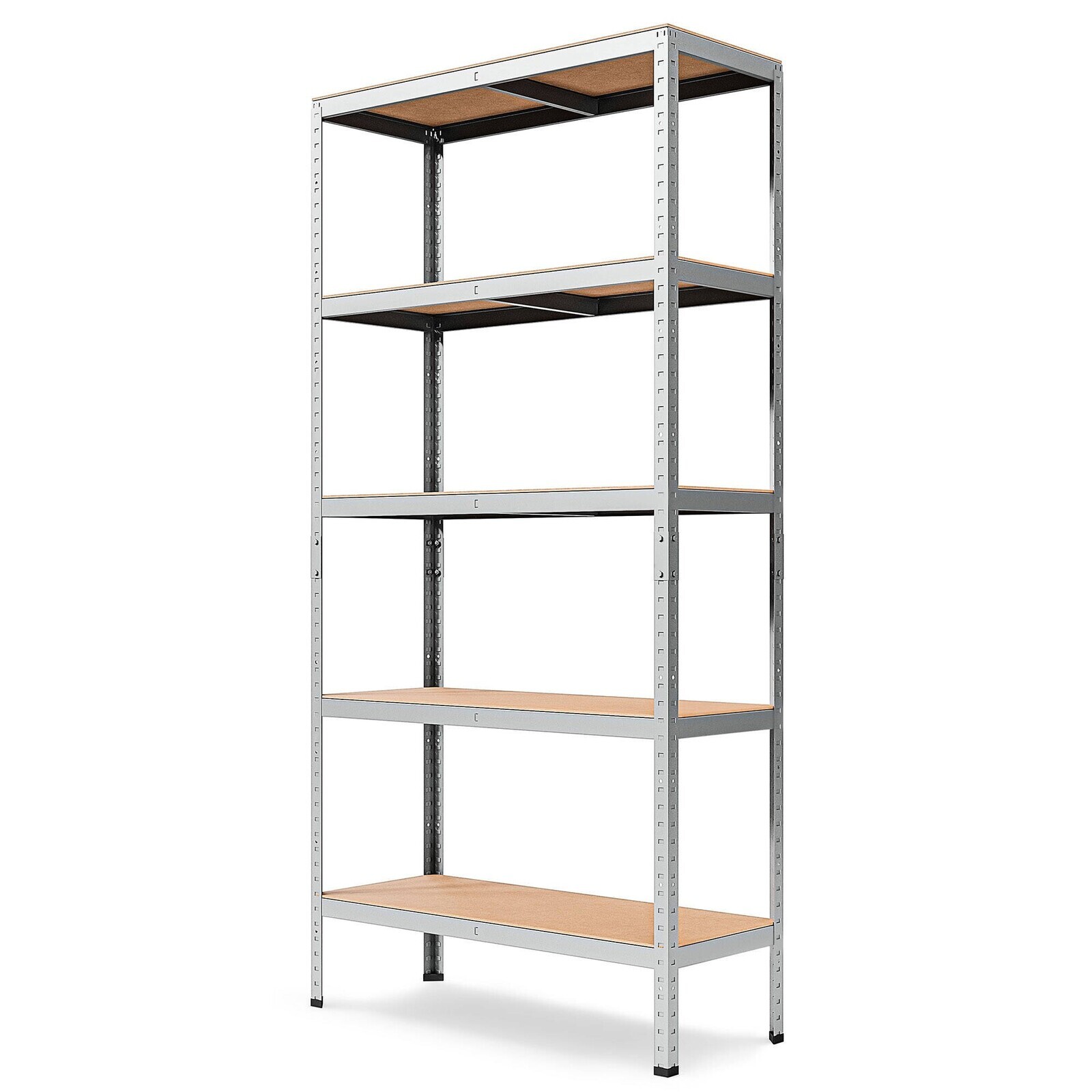 Marbo Kovový Regál Série Standard 200x100x45- Pozinkovaný Rozmer regálu: 200x100x45, Počet Políc: 5, Celková nosnosť regálu: 1000 KG