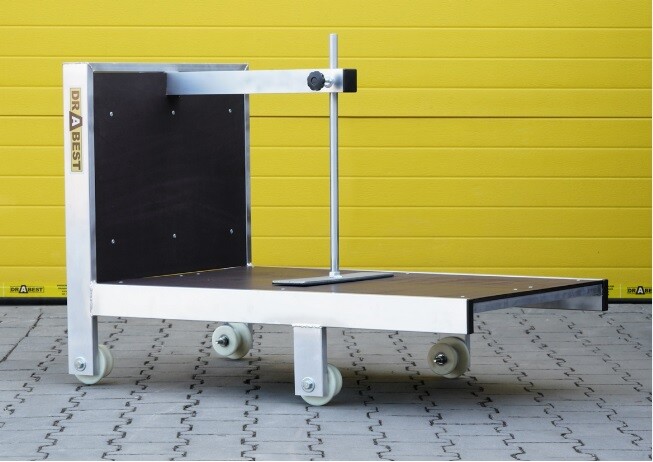 Drabest Vozík pre rebríkový strešný výťah - fotovoltaické panely