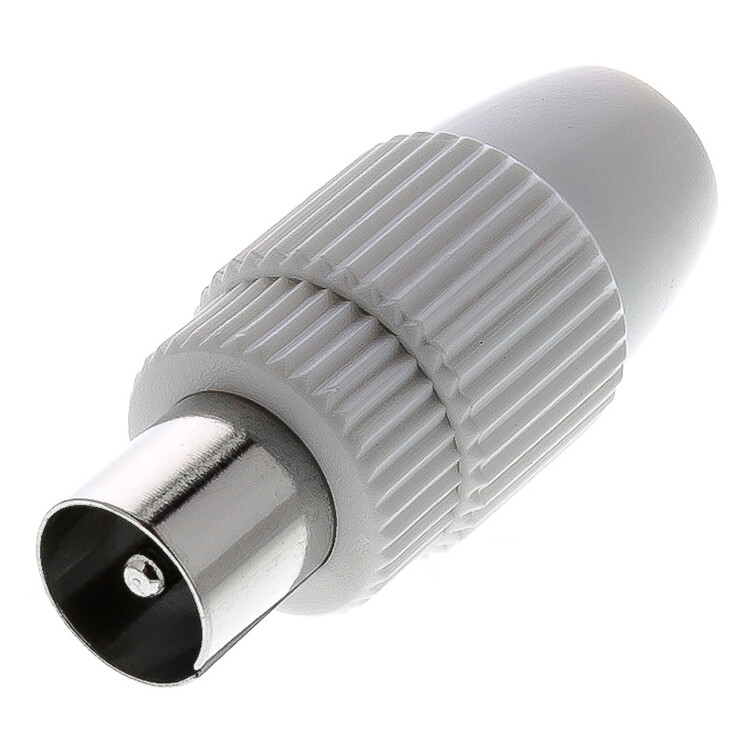 Sencor SAV 129 Koaxiálny konektor Biely plast - nikel, .