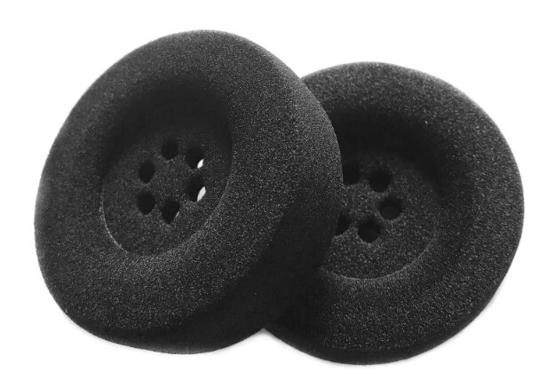 Molitanové náušníky pre slúchadlá Koss Porta Pro, Sporta Pro, KSC35, 55, 75 - Čierne