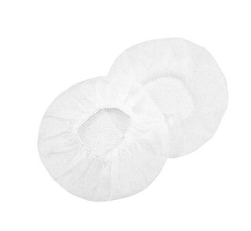 Ochranné prachové čiapočky na náušníky - Biele, 1 pár