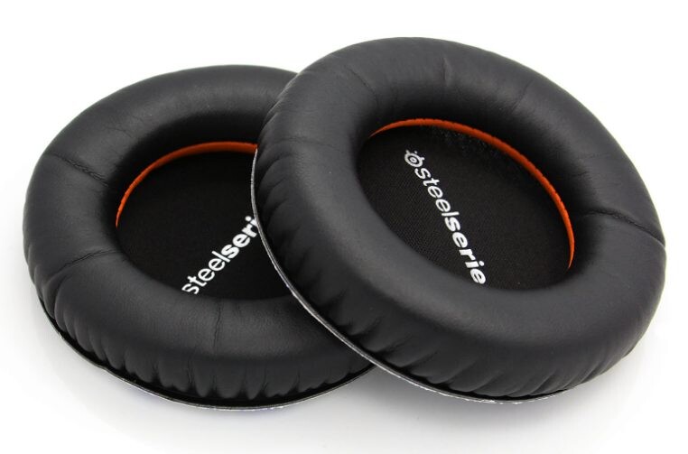 Náhradné náušníky pre slúchadlá SteelSeries Siberia 100 a 150 - Čierne, kožené