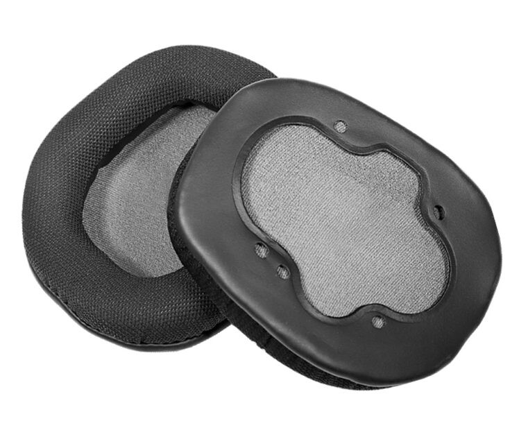Náhradné náušníky pre slúchadlá Asus Rog Centurion 7.1 - Čierne, látkové