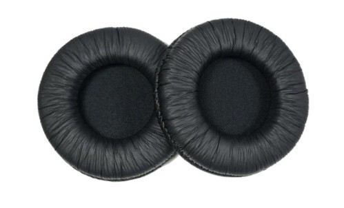 Náhradné náušníky pre slúchadlá Sony MDR-V55 - čierne s čiernym vnútrom