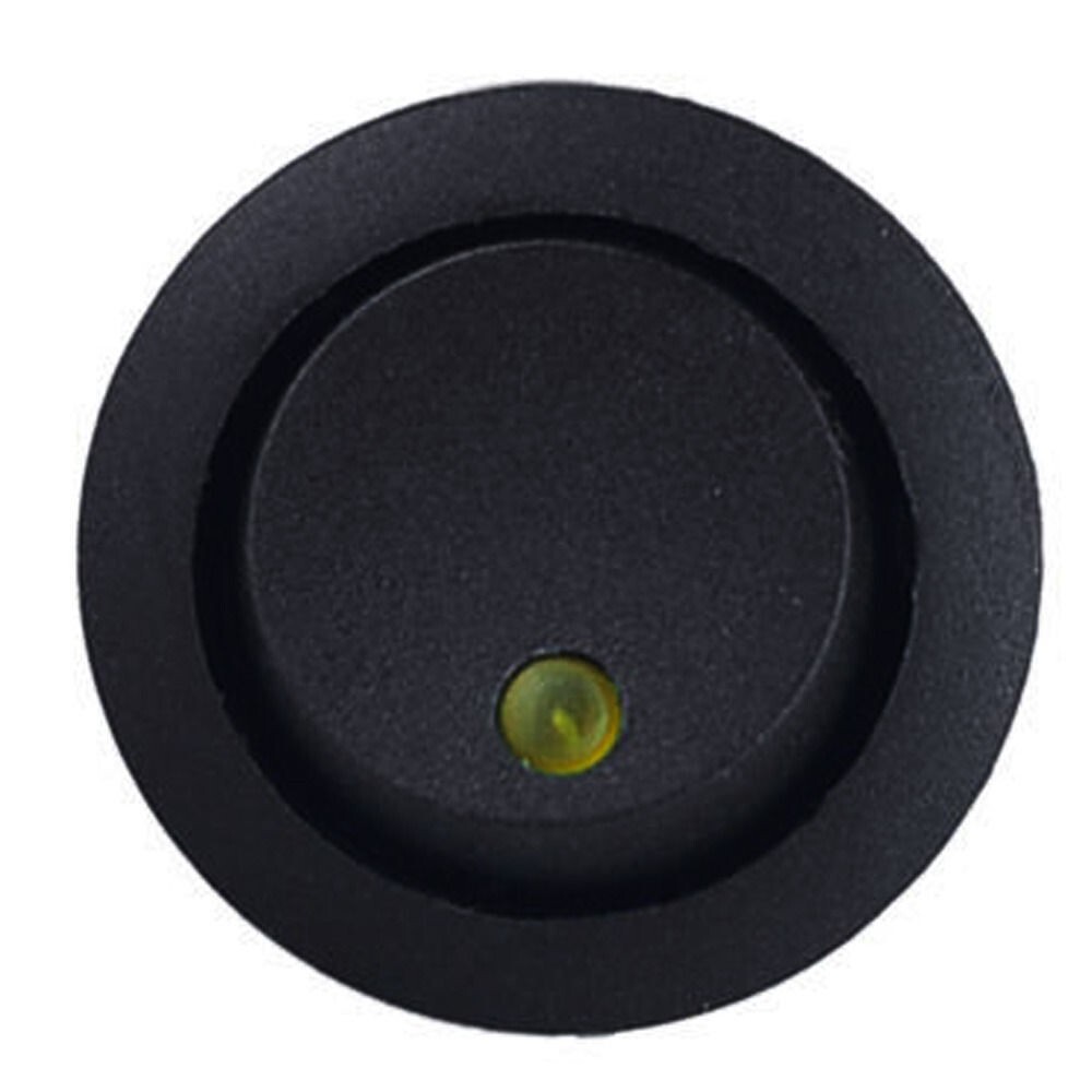 LED Kolískový prepínač - Žltá dióda