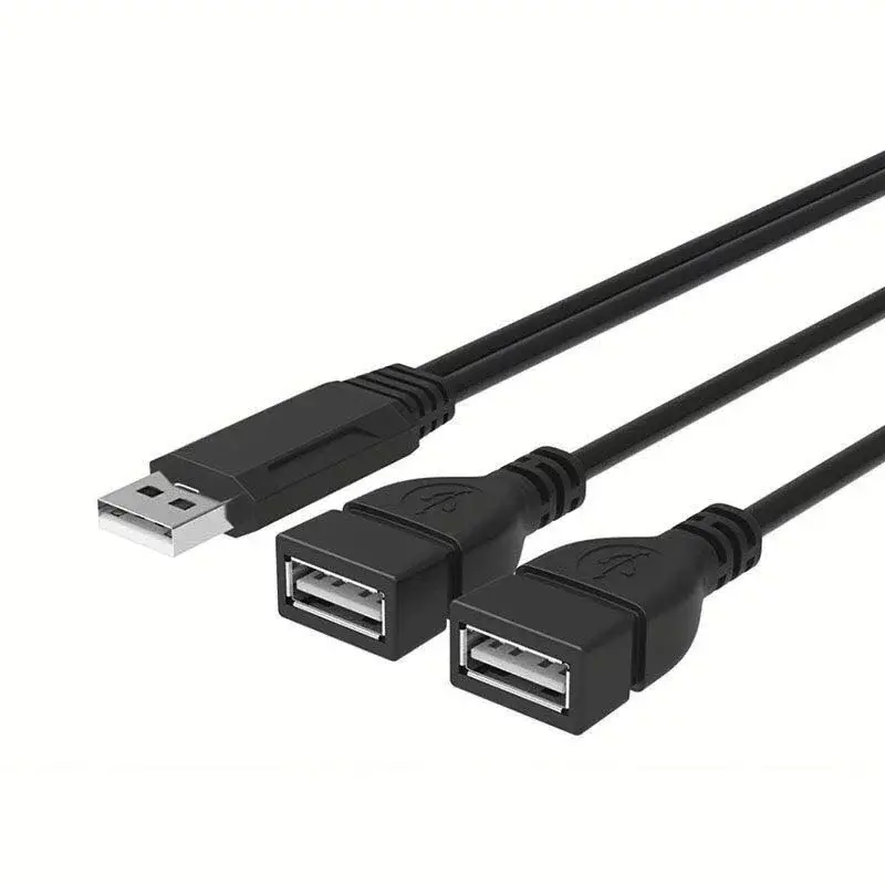 Rozdvojka USB 2.0, čierna