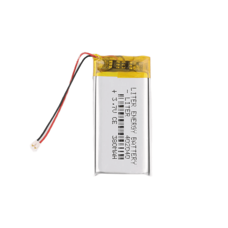 Li-Pol batéria 380mAh, 3.7V, 402040, JST1.25