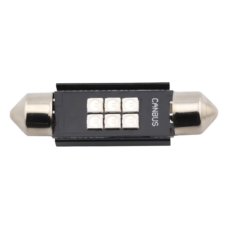 Sufit LED 6x3030 SMD, hliníkové chladenie, CANBUS, Žltá 36 mm