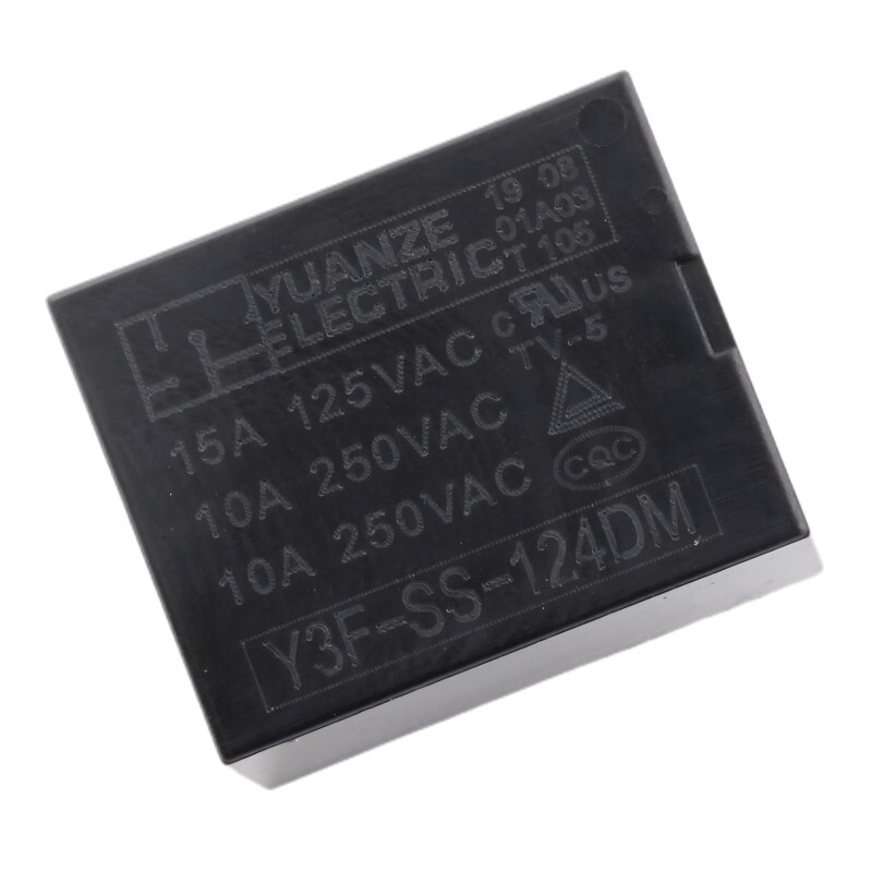 Relé Y3F-SS-124DM 24V DC/250V AC 10A, 4-pin