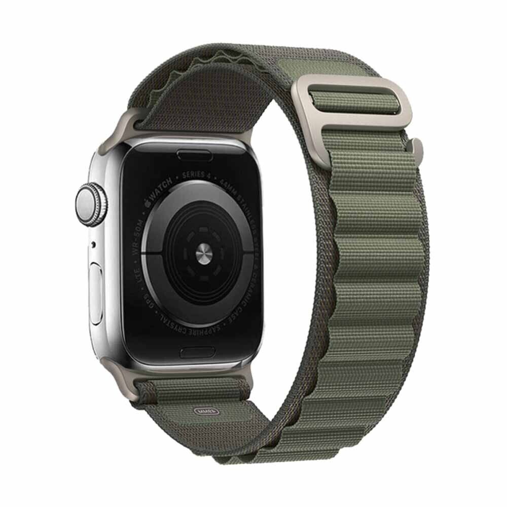 Marvelli - Nylonový remienok alpský ťah na Apple Watch - Khaki Veľkosť: 38/40/41/42mm, Farba: Khaki