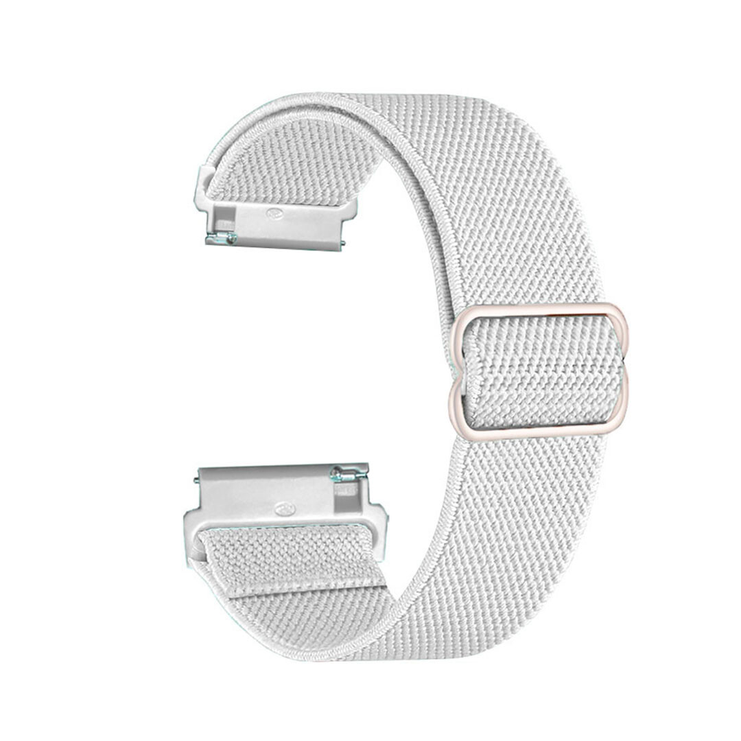 Nastavitelný nylonový remienok na smart hodinky 22mm Veľkosť: 22mm, Farba: Biela