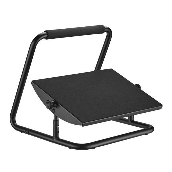 Podložka pod nohy s nastaviteľnou výškou - čierna