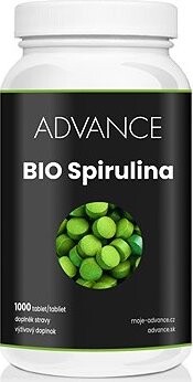 ADVANCE Spirulina 1 000 tabliet – BIO certifikácia