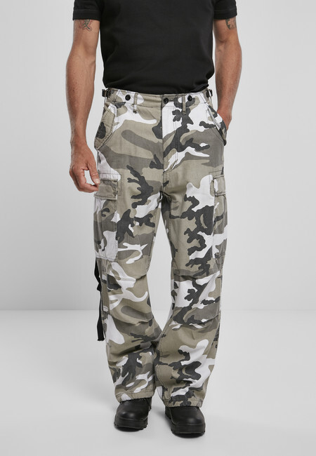 Brandit M-65 Vintage Cargo Pants snowcamo - M