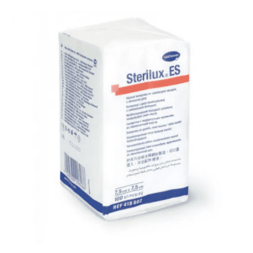 STERILUX ES Nesterilný 7,5 x 7,5cm 100 kusov