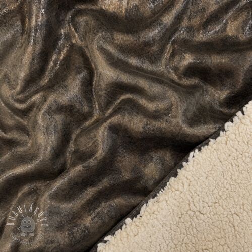 Kabátovina Panther Glammy Teddy Lammy brown