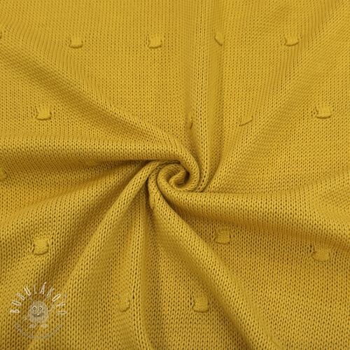 Svetrovina BIG KNIT DOT ochre