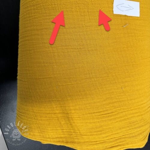 Dvojitá gázovina/mušelín ochre II.trieda