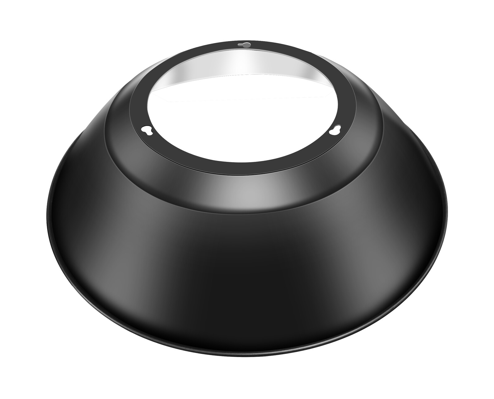 LED Solution Čierne tienidlo 90° pre priemyselné osvetlenie UFO 100W UFO-Reflector-100W-B