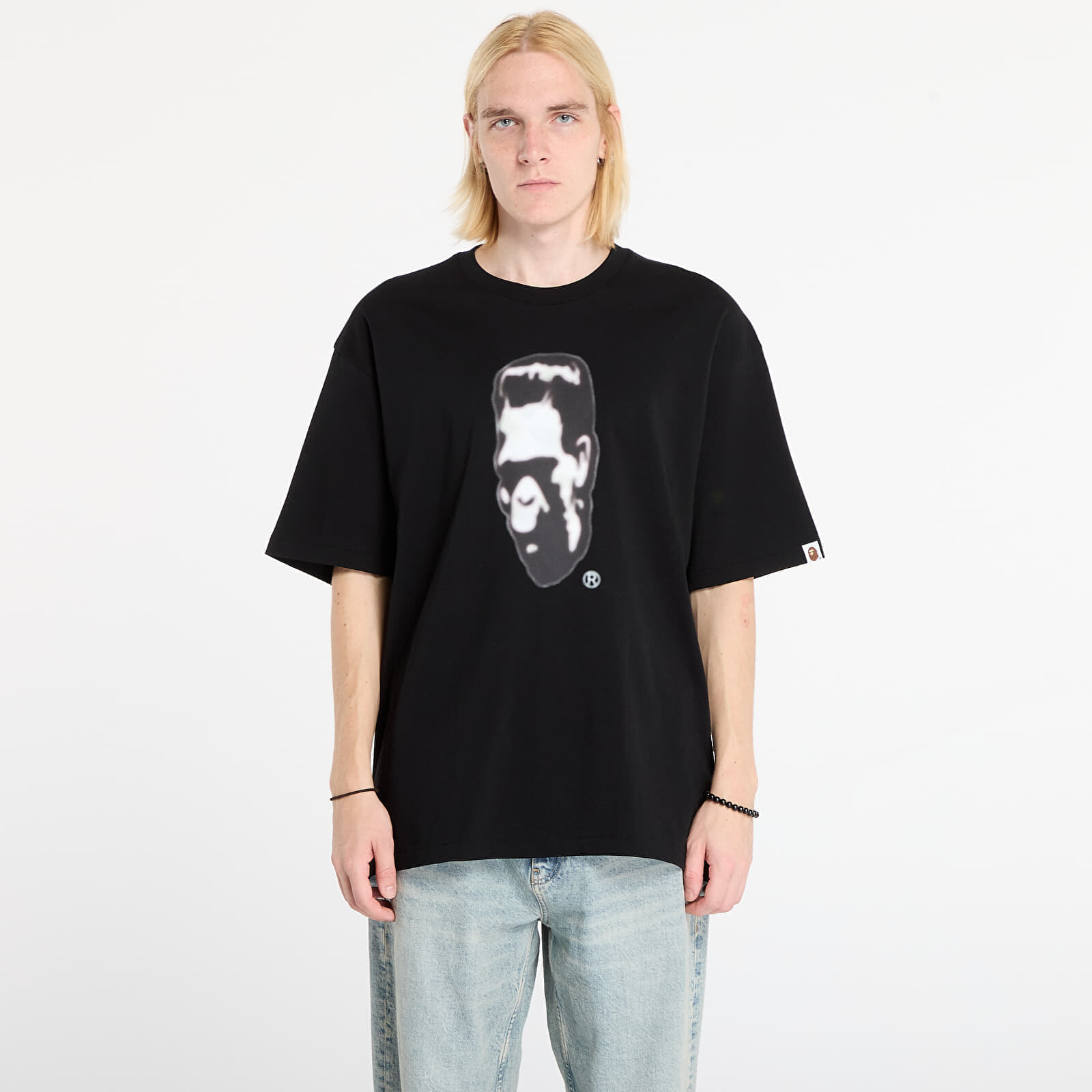 Tričko A BATHING APE City Camo Frankenstein Relaxed Fit Tee Black S