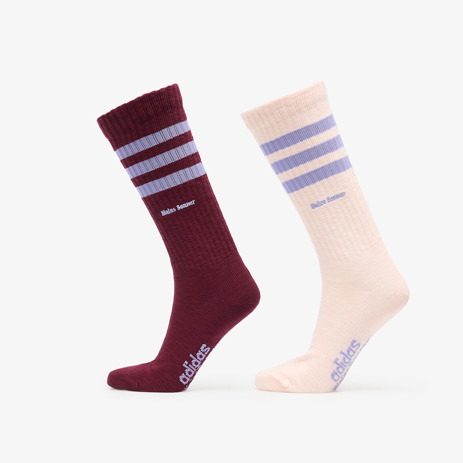Mikina adidas x Wales Bonner 3-Stripes Socks 2-Pack Maroon L