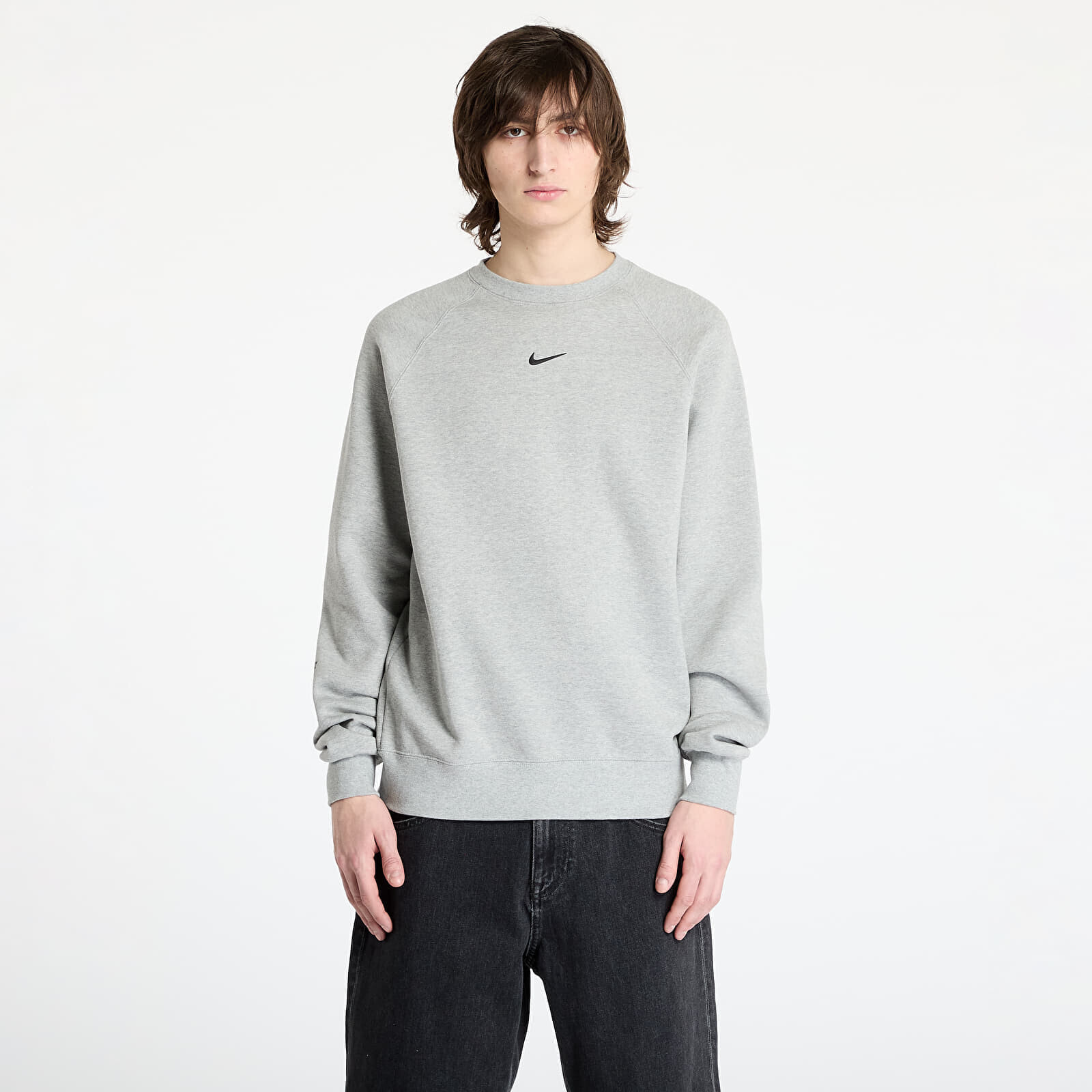 Mikina Nike x NOCTA Men's Fleece CS Crew Sweatshirt Dk Grey Heather/Black XXL